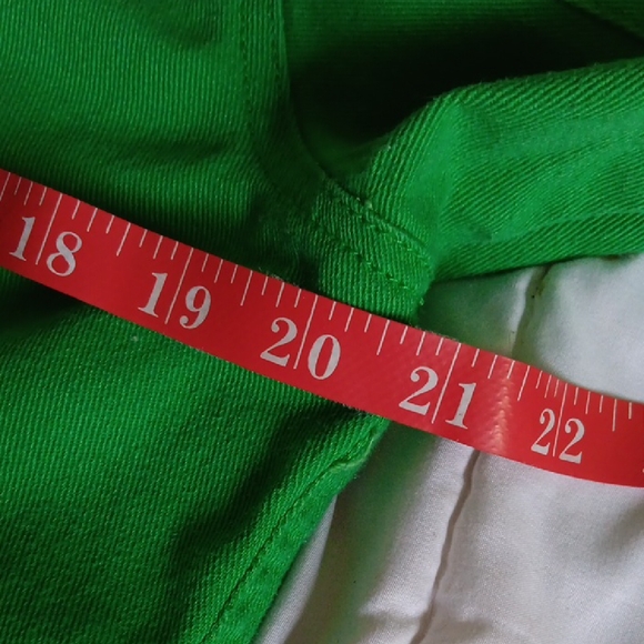 Ralph Lauren Green Jean Jacket  Cropped Tailored Fit - Picture 10 of 12